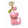 Candy Color Lovely Cat Keychain (K838)